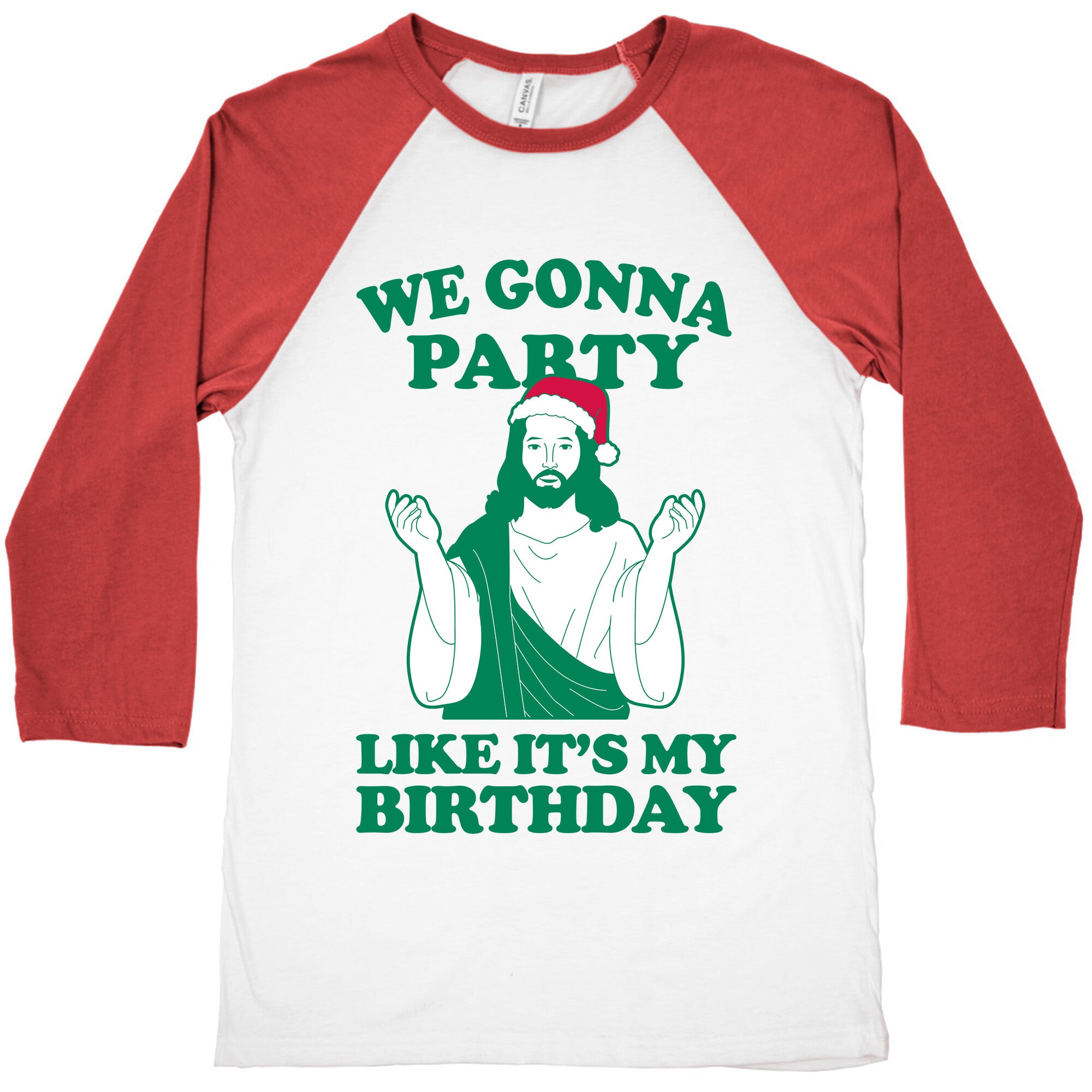 We Gonna Party Like it's My Birthday (jesus) Baseball Tee